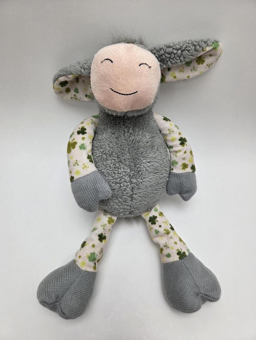 Allieo Donkey Plush Irish St Patrick's Day Plush (10 inch)
